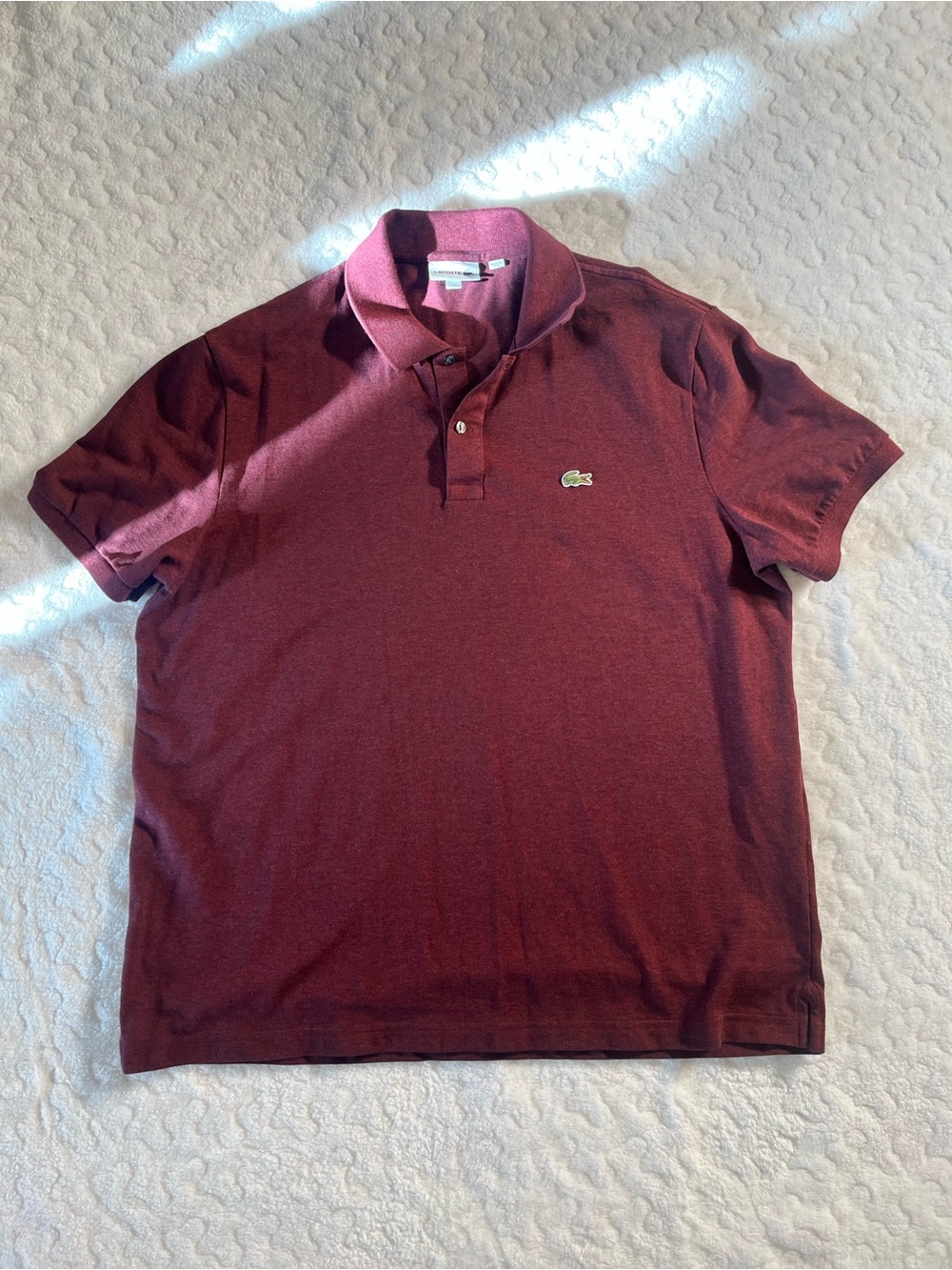 Lacoste Men’s Polo Shirt - Maroon